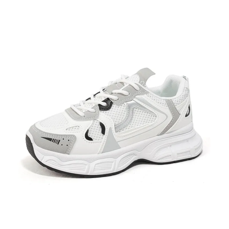 FIRS Kids Abrasion Resistant Breathable Low Top Chunky Sneakers Women's-4