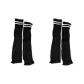 [2 Pack]Black Double Stripe 2