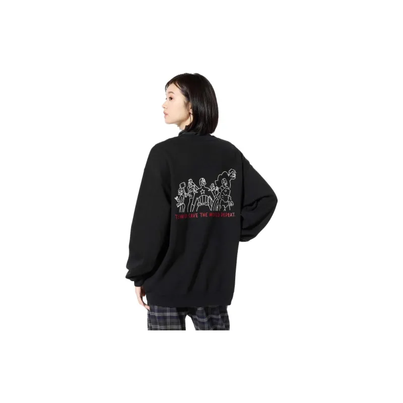 UNIQLO Yu Nagaba Collaboration Sweatshirts Men 09 Black-3