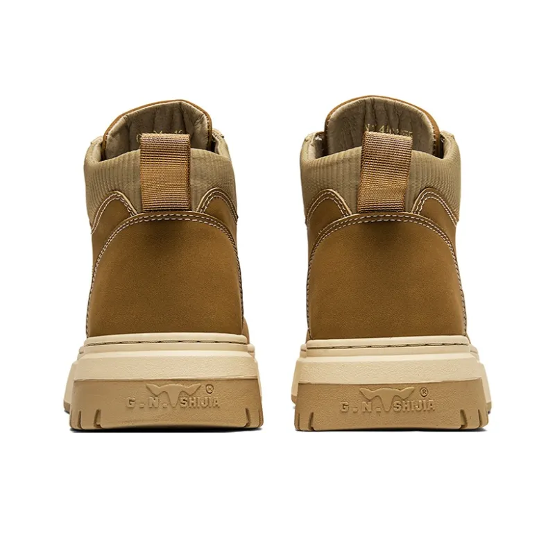 G.N.SHIJIA Wear Resistant Wide Coverage Lightweight High Top Casual Shoes Men's-10