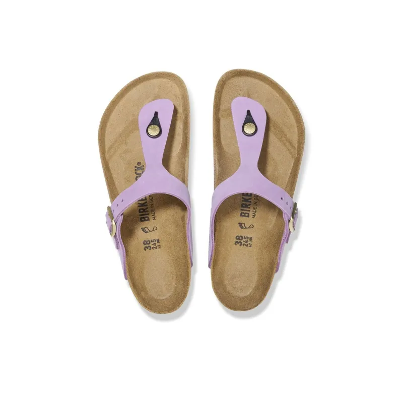 Birkenstock Gizeh EVA Abrasion-Resistant Flip Flops Women's Light Purple-3