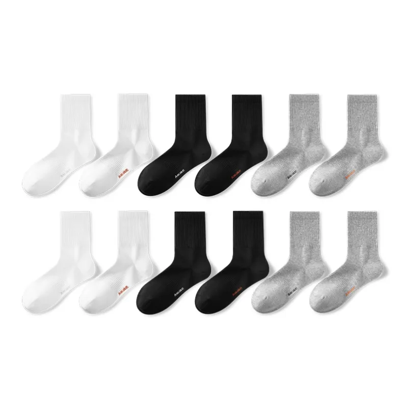 HLA Mid-Calf Socks Men's 6 Pack-6