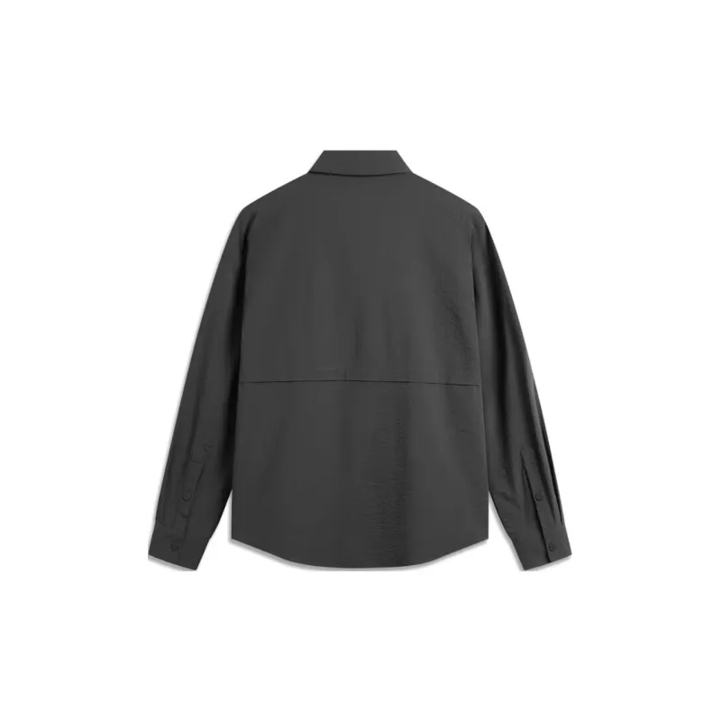 LiNing Shirt Men's Obsidian Gray-1