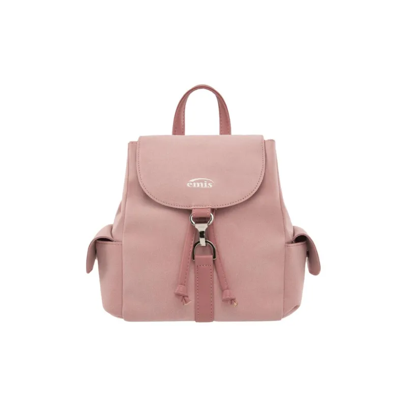 Emis Synthetic Leather Backpack Women's Pink-0