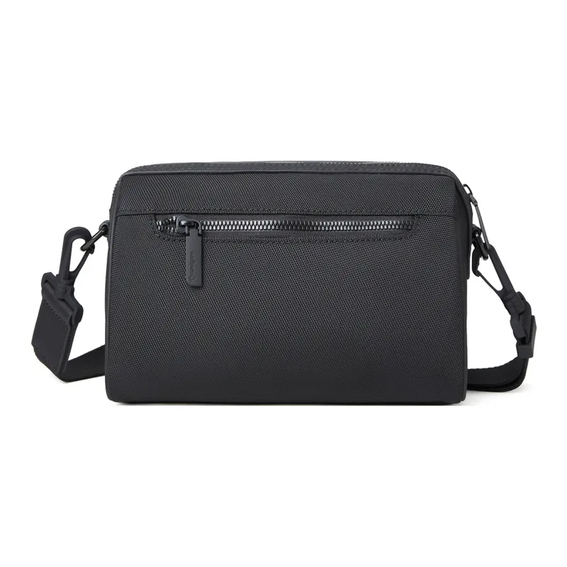 NAVIGARE Synthetic Leather Shoulder Bag Crossbody Bag Regular Men's Black-3