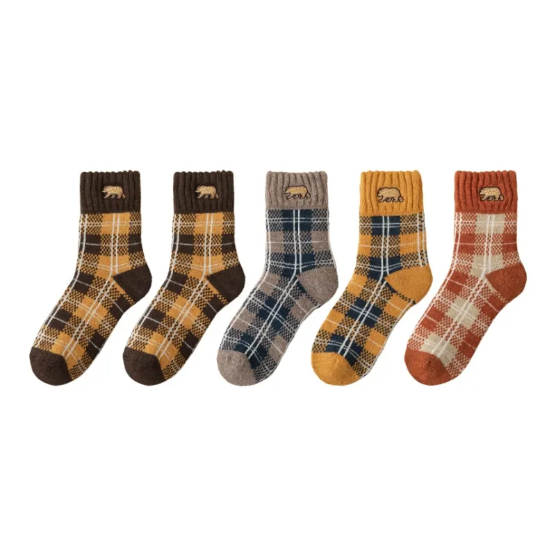 MIIOW Mid Calf Socks Men's Combo Set-15
