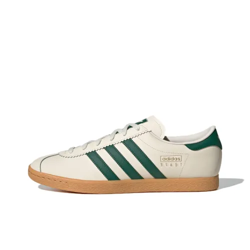 Adidas nike Stadt Anti Slip Wear Resistant Low Top Skateboard Shoes Unisex Beige Green