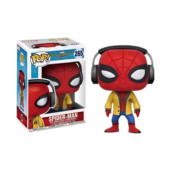 Funko Pop! Marvel Spider-Man Homecoming Spider-Man Jacket & Headphones Bobble-Head #224
