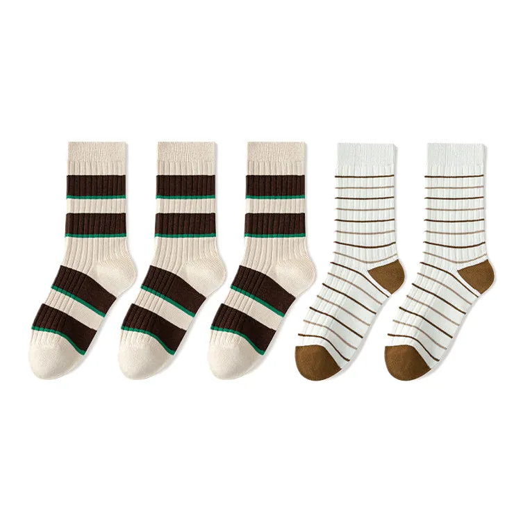 Lan Miao Mid Calf Socks Women's 5 Pack-5