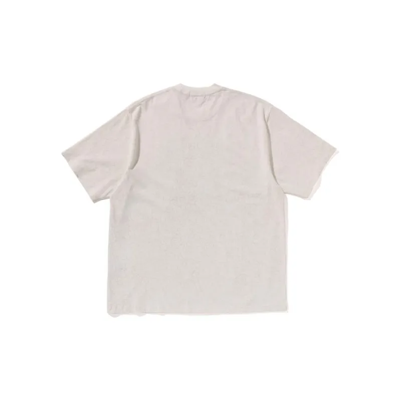 Bape Crack Print Pattern Logo Relaxed Fit Tee-4
