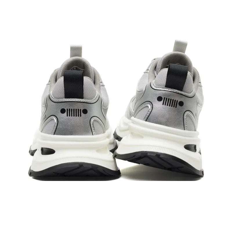JEEP SPIRIT Cushioning, Slip Resistant, Breathable, Lightweight Low Top Running Shoes Unisex Silver-4