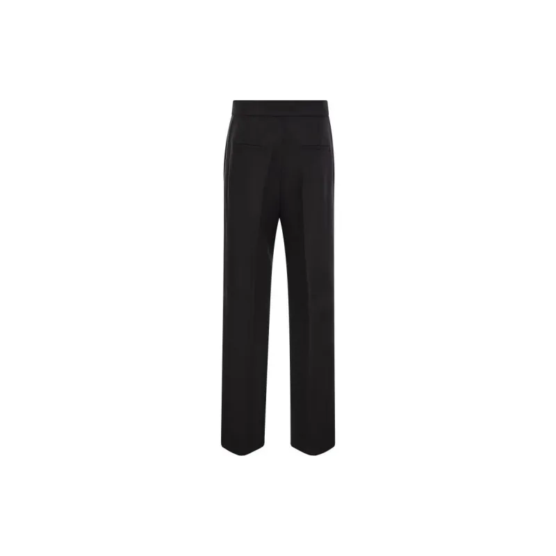MaxMara Pleated Straight Leg Trousers-1