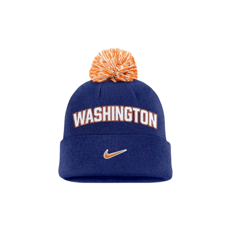 Nike Washington Nationals Peak Men's Nike Mlb Cuffed Pom Beanie-1