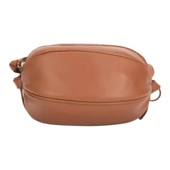 Hereu Sheepskin Shoulder Bag Crossbody Bag Medium Size Unisex Brown/Black