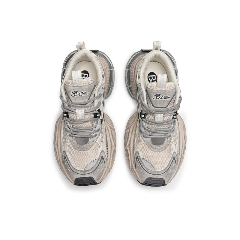 BASLS Bashe Series Anti-Slip Wear-Resistant Low-Top Chunky Sneakers Unisex-16