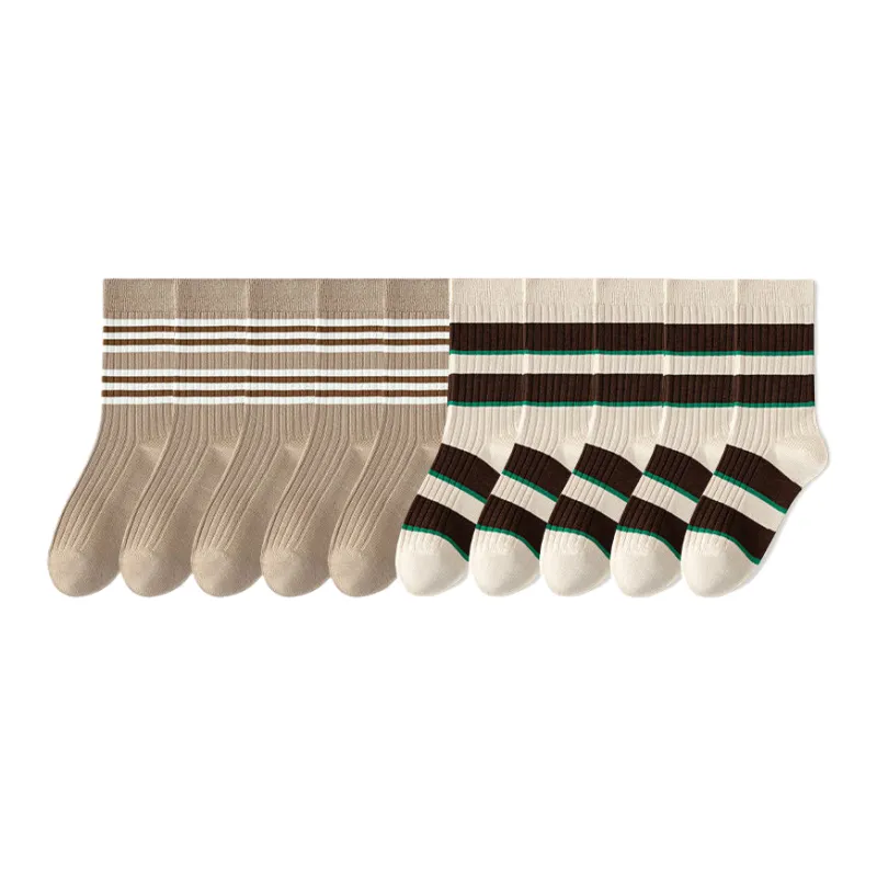 Lan Miao Mid Calf Socks Women's 10 Pack-5