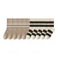 5 Light Coffee Stripes+5 Wide Stripes