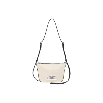 MM6 Maison Margiela Fabric Shoulder Bag, Crossbody Bag Mini Women's White
