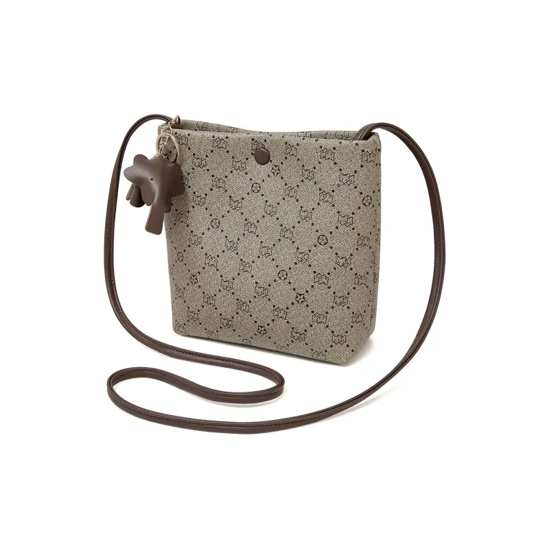 FOXER Synthetic Leather Magnetic Closure Bucket Bag Crossbody Bag, Shoulder Bag Regular Women's Multicolor-4