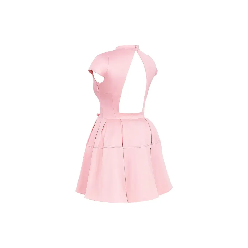 HOUSE OF CB Saida Short Sleeved Dress Women's PINK/Pink-8