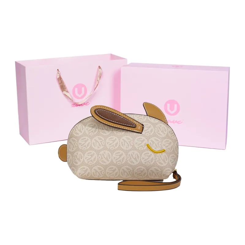 ZAVC PU Clutch Women's Black/White/Dreamy Brown/Beige Apricot-11