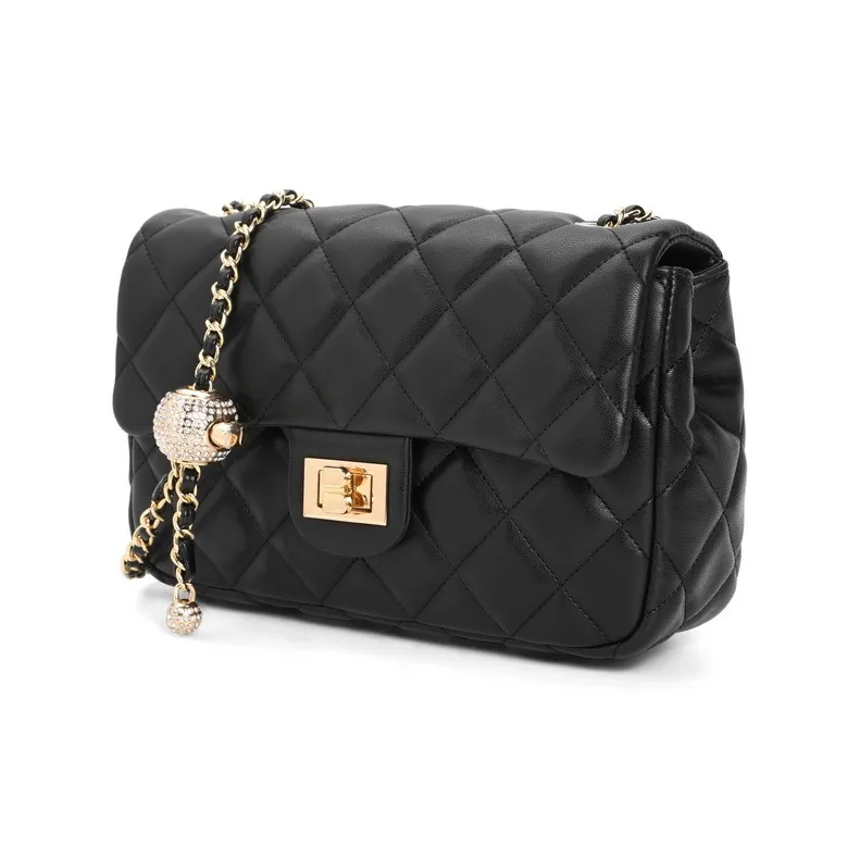 BELLE Artificial Leather Shoulder Bag Trumpets Women's Solid Color Plain-6