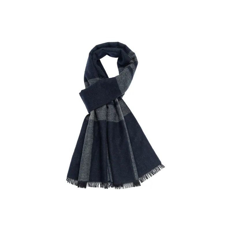 Shanghai Story 100% Mulberry Silk Knit Scarves Men's Multiple Colors-26