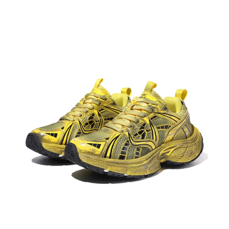 CEDAR HAN Breathable Lightweight Height Increasing Low Top Vintage Basketball Shoes Unisex-11