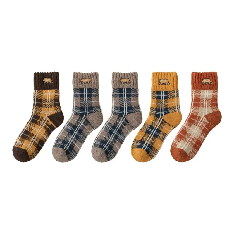 MIIOW Mid Calf Socks Men's Combo Set-16
