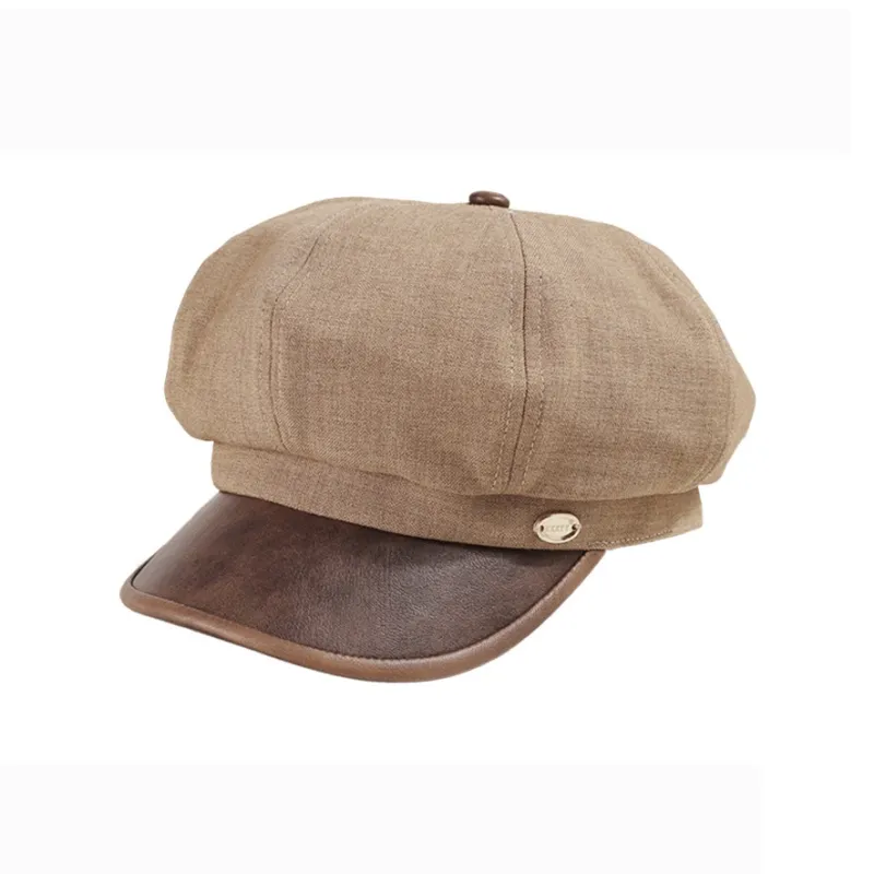 TUCANO Cotton Linen Blend Berets Women's-1