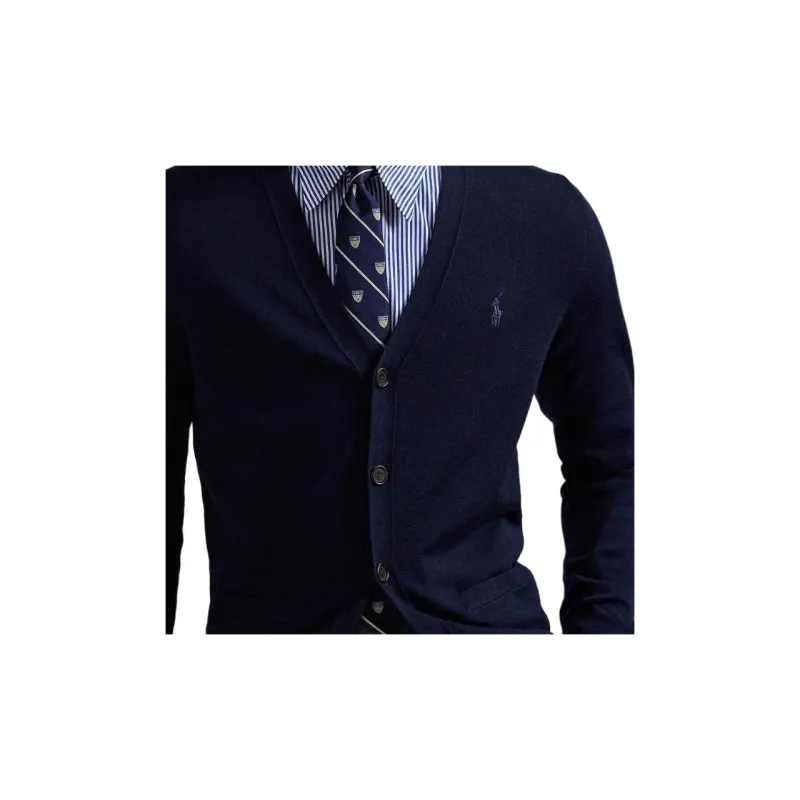 Polo Ralph Lauren FW24 Sweater Men's Hunter Dark Blue-3