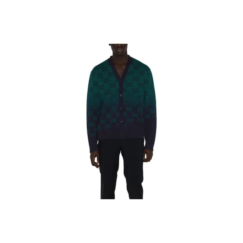 GUCCI Degrade Jacquard Cardigan-2