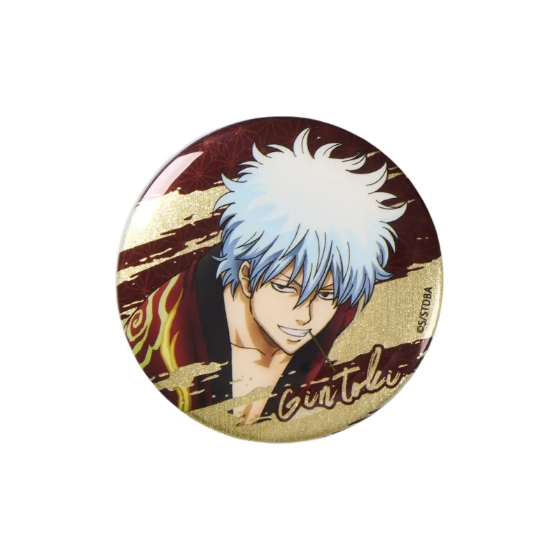 BOOM COMIC Gintama Double Flash Badge Gintoki Sakata Shinsuke Takasugi Toushirou Hijikata Badges-8