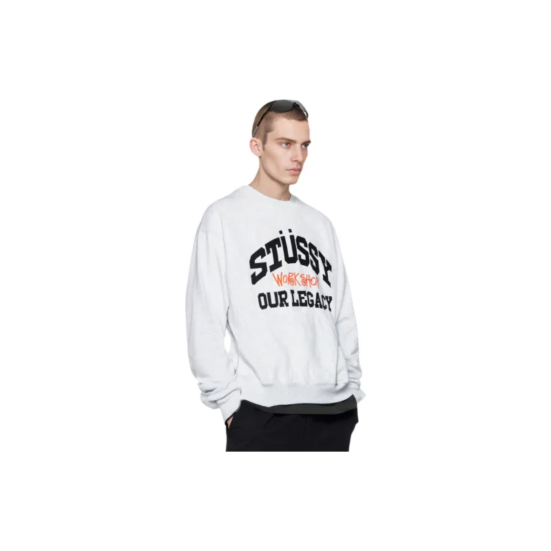 Stussy X Our Legacy Ol Collegiate Pigment Dyed Crewneck Stussy X Our Legacy Ol Collegiate Pigment Dyed Crewneck