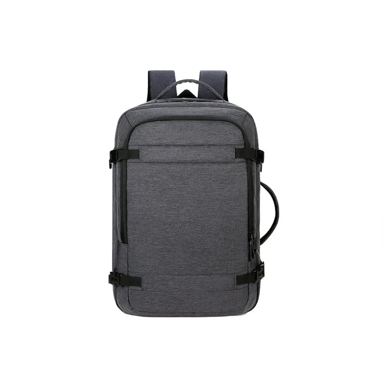 DOSRFINI Oxford Backpack Large Size Men's Black/Dark Gray/Light Gray-6