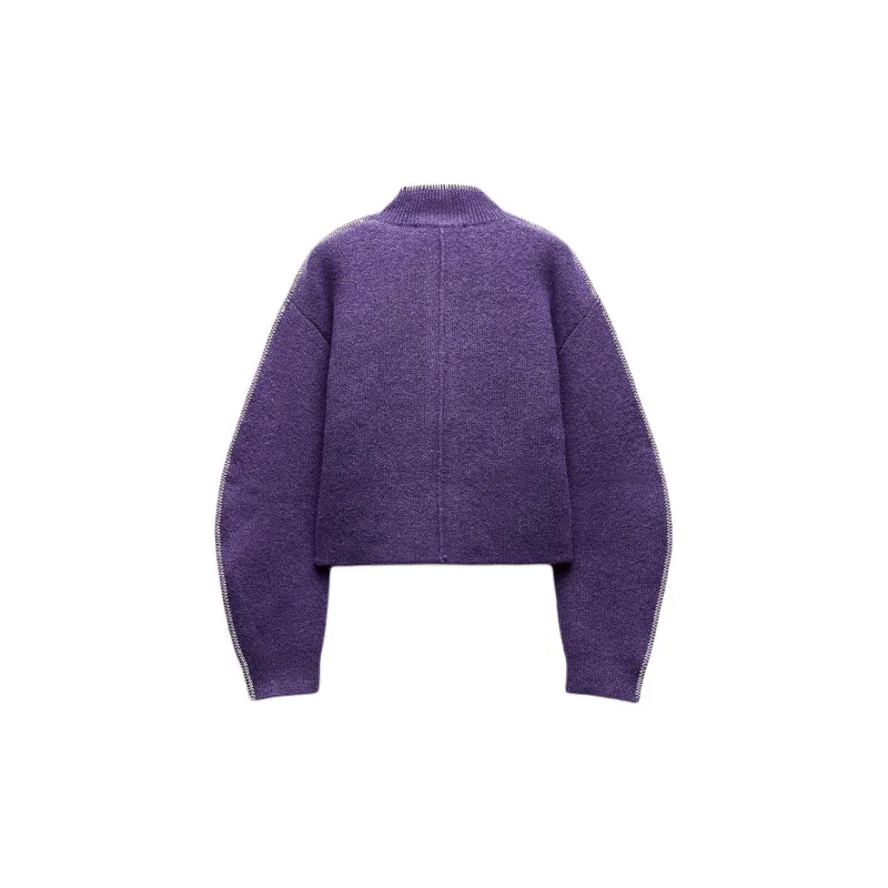 ZARA Knitwear Women's Purple-1