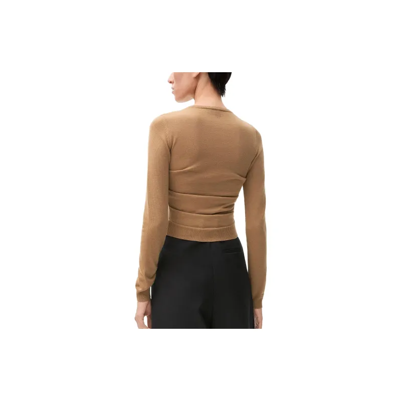 LOEWE FW24 Knitwear Women's Brown-2