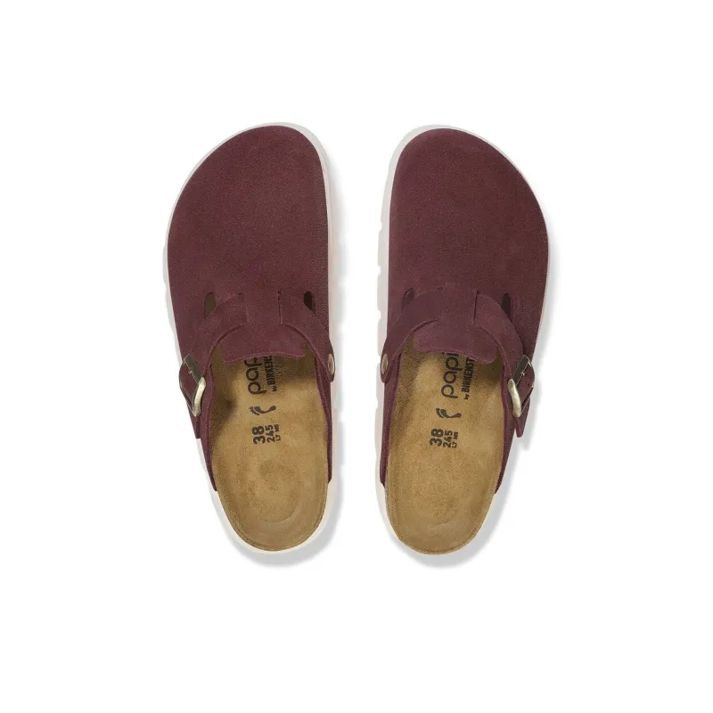 Birkenstock EVA Abrasion Resistant Closed Toe Slippers Women's Brick Red-3