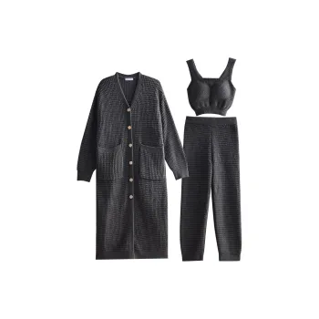 Same Language Pajama Set Women's Purple Ink Gray
