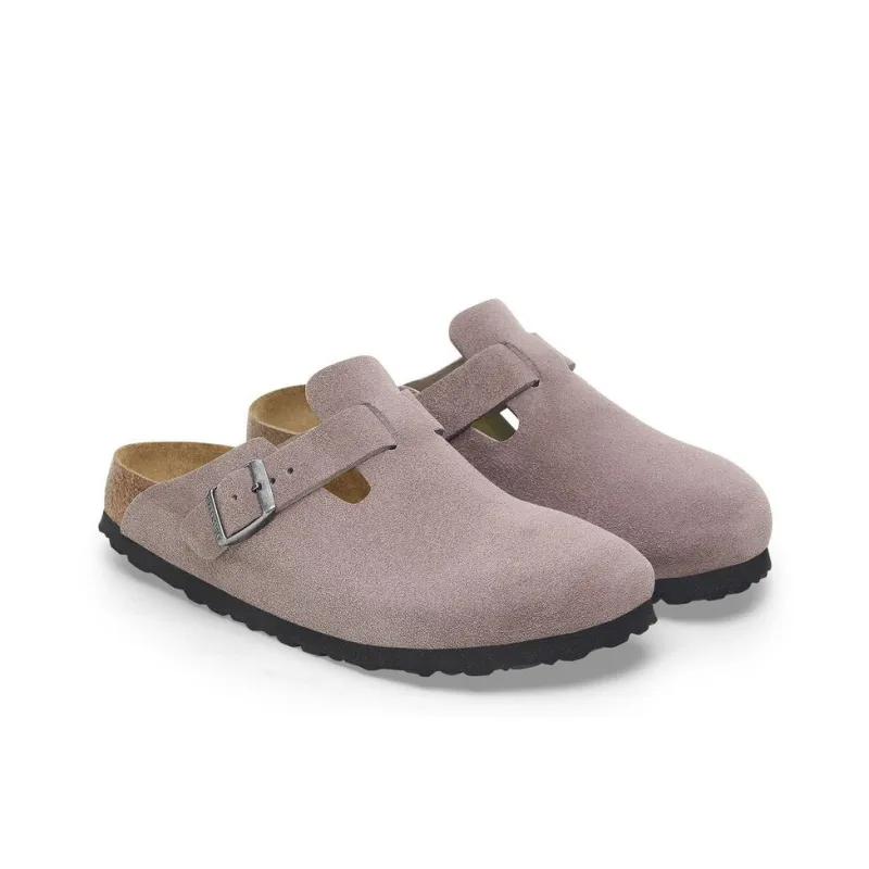 Birkenstock EVA Abrasion Resistant Wrap toe Slippers Unisex Light Purple-2