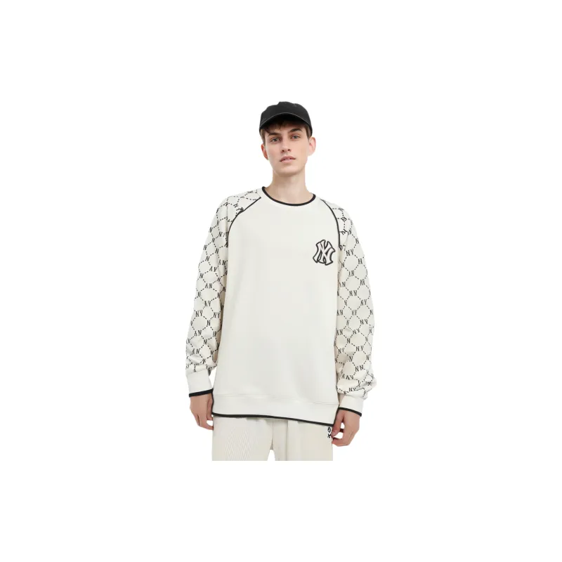 MLB Sweatshirt Fall Unisex Ecru-2