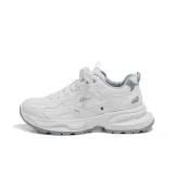 White with Gray Leather Upper