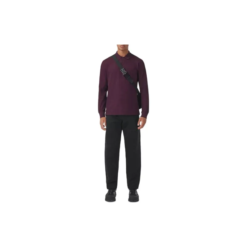 Burberry Polo Shirt Men's Purple-1
