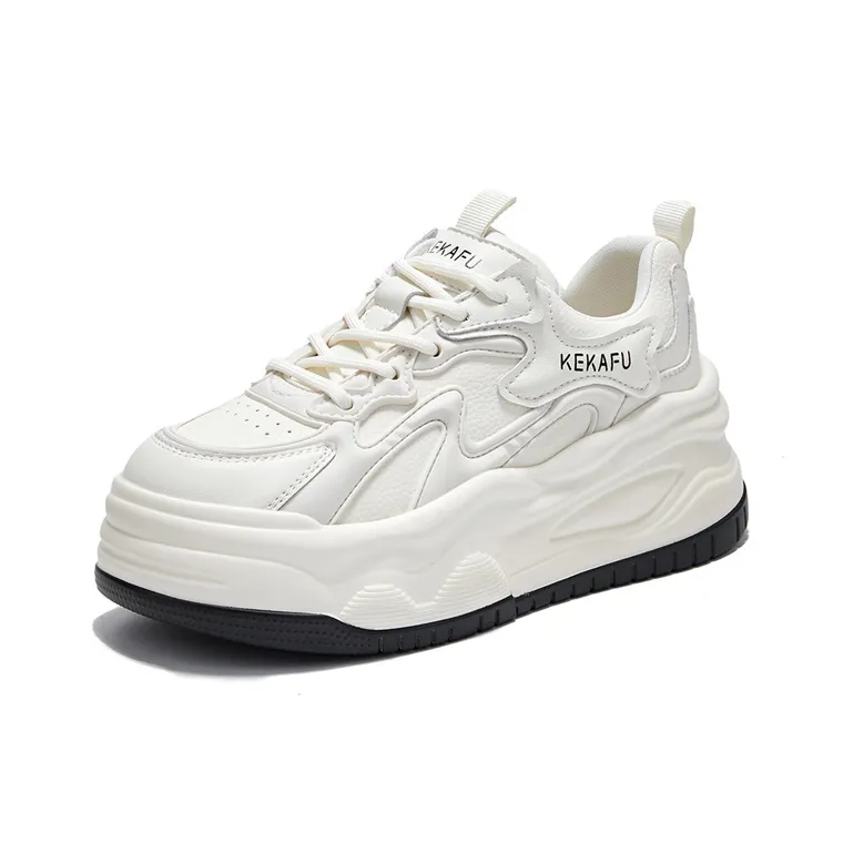 KEKAFU Anti Slip Wear Resistant Low Top Chunky Sneakers Women's-9