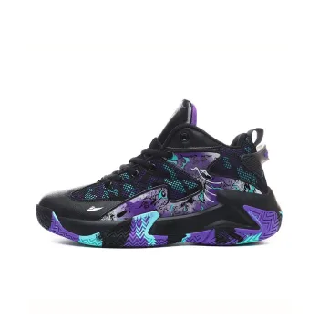 Kuding Anti Slip Wear Resistant Mid Top Basketball Shoes Unisex
