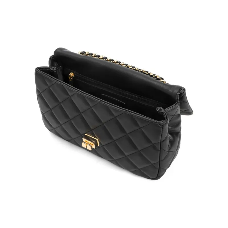 BELLE Artificial Leather Shoulder Bag Trumpets Women's Solid Color Plain-8