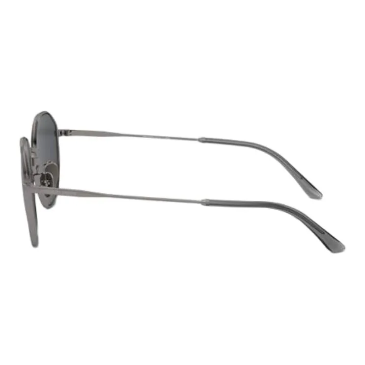 GIORGIO ARMANI Metal Round Sunglasses Men's Gray-1