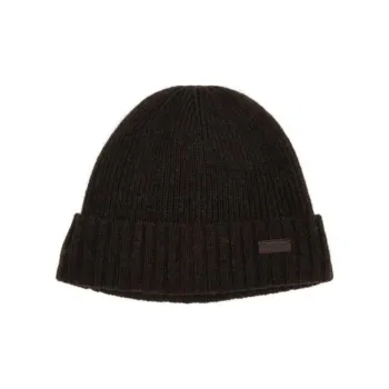 BARBOUR Logo-patch Knitted Beanie