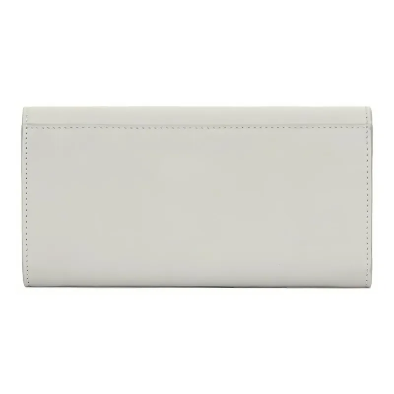 Burberry Leather Clutches Wallets Women's Light Gray-4