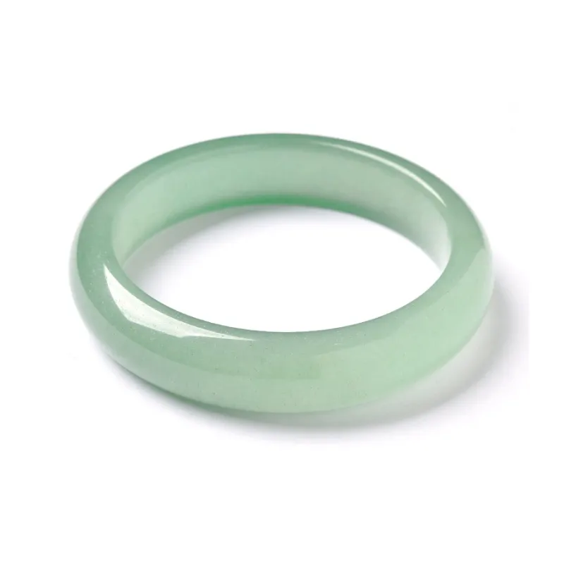 Artisan Lock Heart Jade Aventurine Bangles Women's-0